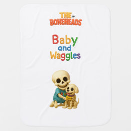 Baby and Waggles™ The Boneheads™ Cartoon Babydecke