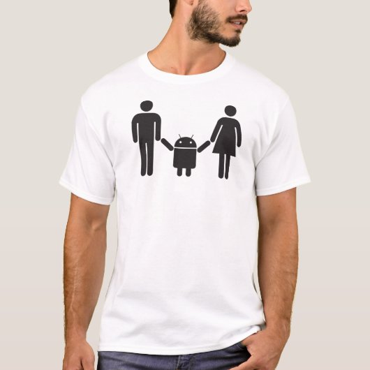 Baby android T-Shirt (Vorderseite)