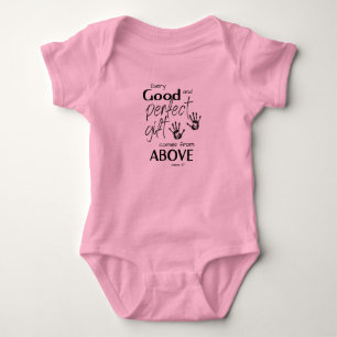 BABY ANGEL BODY ANZUG - JAMES 1:17 STRAMPLER