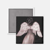 Baby Angel Breaking Free Magnet (Vorderseite/Rückseite)