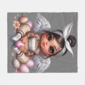 Baby Angel Fleece Blanket (Vorderseite (Horizontal))