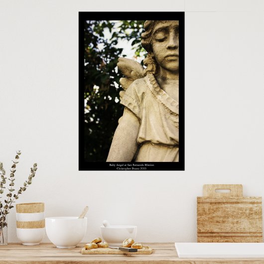 Baby Angel Statue Poster (Küche)