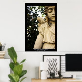 Baby Angel Statue Poster (Heimbüro)