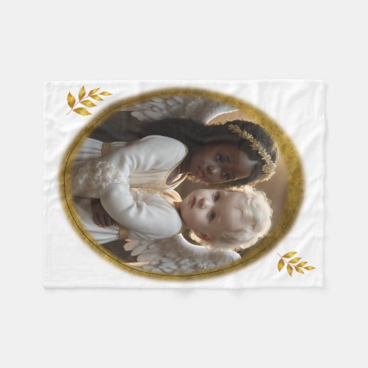 Baby Angels Fleecedecke (Vorderseite (Horizontal))