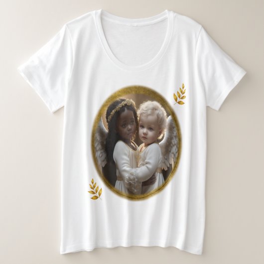 Baby Angels Große Größe T-Shirt (Design vorne)