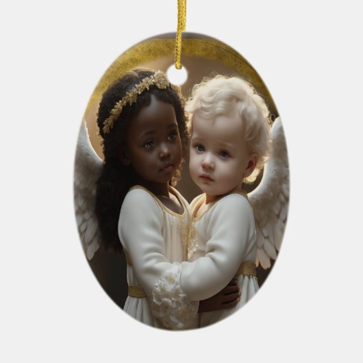 Baby Angels Keramik Ornament (Vorne)