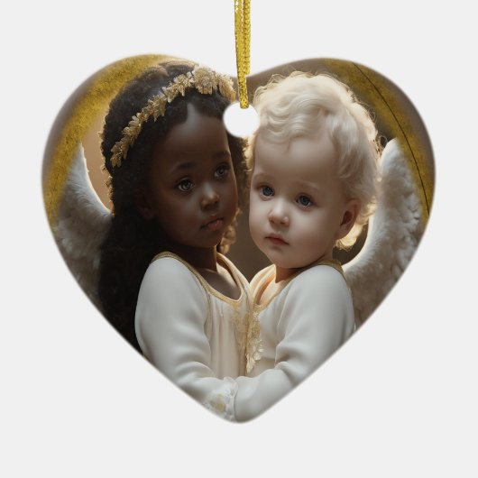 Baby Angels Keramik Ornament (Vorne)