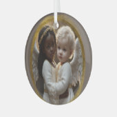 Baby Angels Ornament Aus Glas (Vorderseite links)
