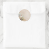 Baby Angels Runder Aufkleber (Tasche)