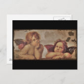 Baby Angels von Raphael Postkarte (Vorne/Hinten)