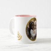 Baby Angels Zweifarbige Tasse (Vorderseite Links)