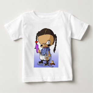 Baby-angesagtes Hopfen Gangsta Baby T-shirt