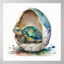 Baby Animal for Kinderzimmer, Niedliches Schildkrö