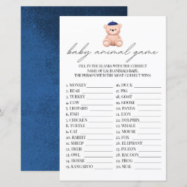 Baby Animal Game French Bonjour Bebe Watercolor