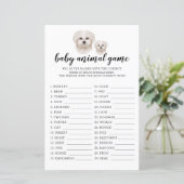 Baby Animal Game White Maltese Dog Watercolor (Stehend Vorderseite)