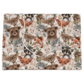 Baby Animal Muster Große Geschenktüte (Vorderseite)