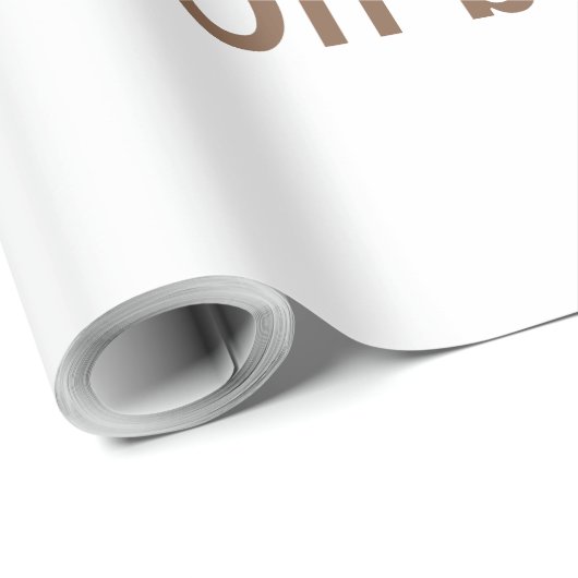 Baby Animal Oh Boy Baby Dusche Geschenkpapier (Rolleneckpunkt)