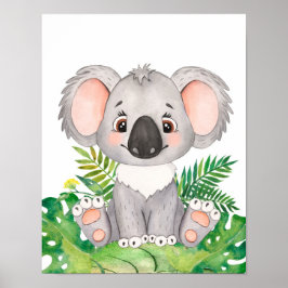 Baby Animal Prints for Kinderzimmer, Safari Poster
