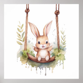 Baby Animal Prints for Kinderzimmer, Safari Poster