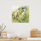 Baby Animal Prints for Kinderzimmer, Safari Poster (Küche)