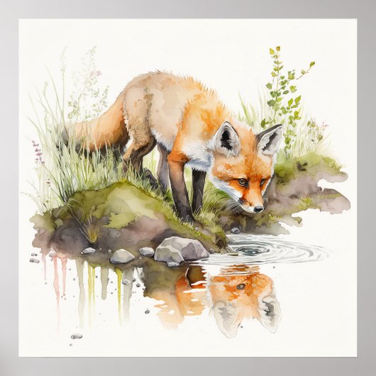 Baby Animal Prints for Kinderzimmer, Safari Poster (Vorne)