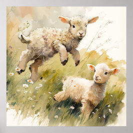 Baby Animal Prints for Kinderzimmer, Safari Poster