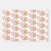 Baby Animal Valentines Geschenkpapier Set (Vorderseite 3)