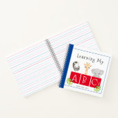 Baby Animals ABC Spiral Notebook Notizblock (Innenseite)