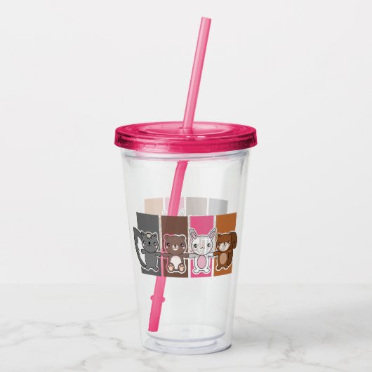 Baby Animals Acryltrinkbecher (Rückseite)