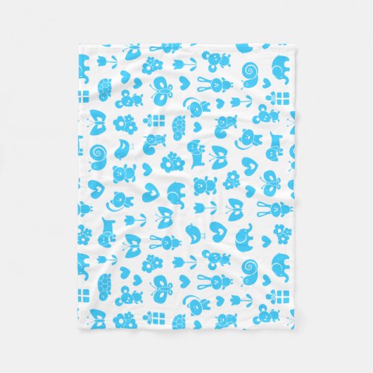 Baby Animals Baby Blanket Fleecedecke (Vorderseite)