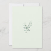 Baby Animals Baby Dusche Einladung (Rückseite)