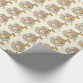 Baby Animals Baby Dusche Geschenkpapier (Ecke)
