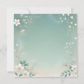 Baby Animals Baby Shower Einladung (Rückseite)