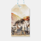 Baby Animals Baby Showmarke Geschenkanhänger (Rückseite)