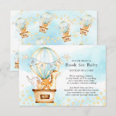 Baby Animals Balloon Ride Book for Baby Card Begleitkarte (Vorne/Hinten)