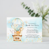 Baby Animals Balloon Ride Book for Baby Card Begleitkarte (Stehend Vorderseite)