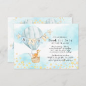 Baby Animals Balloon Ride Book for Baby Card Begleitkarte (Vorne/Hinten)