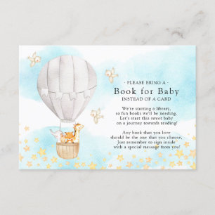 Baby Animals Balloon Ride Book for Baby Card Begleitkarte
