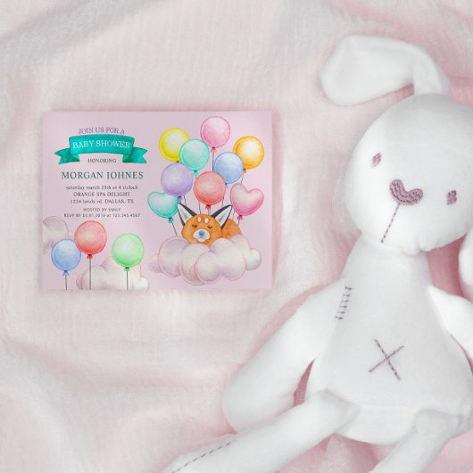 Baby Animals Balloons Niedlich Baby Dusche