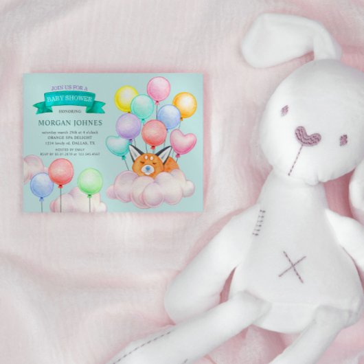 Baby Animals Balloons Niedlich Baby Dusche