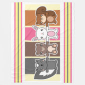 Baby Animals Fleecedecke (Vorderseite)