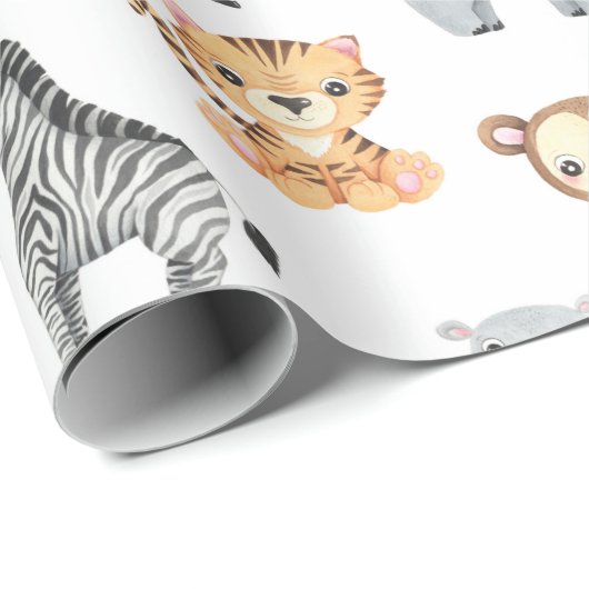 Baby Animals Geschenkpapier (Rolleneckpunkt)