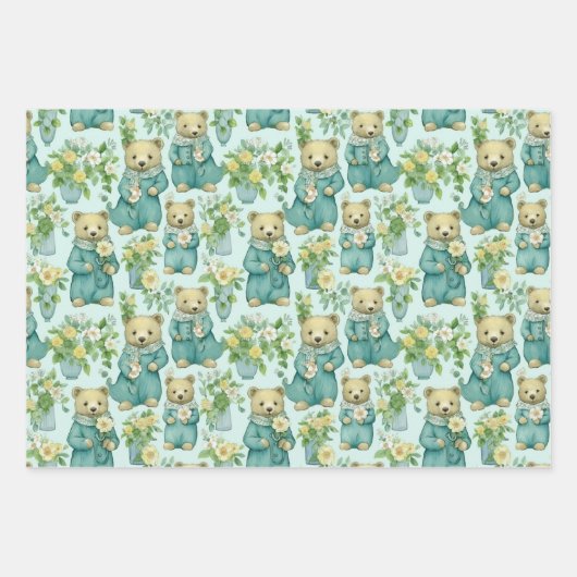 Baby Animals Geschenkpapier Set (Vorderseite 2)