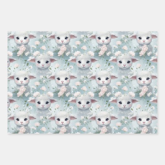 Baby Animals Geschenkpapier Set (Vorderseite)