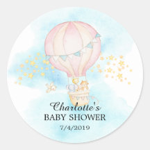 Baby Animals Hot Air Ballon Ride Baby Dusche
