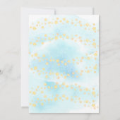 Baby Animals Hot Air Balloon Ride Baby Boy Dusche Einladung (Rückseite)