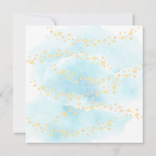 Baby Animals Hot Air Balloon Ride Baby Girl Dusche Einladung (Rückseite)