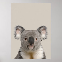 Baby Animals Kinderzimmer Poster - Koala