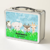 Baby Animals Metal Lunchbox (Rückseite)
