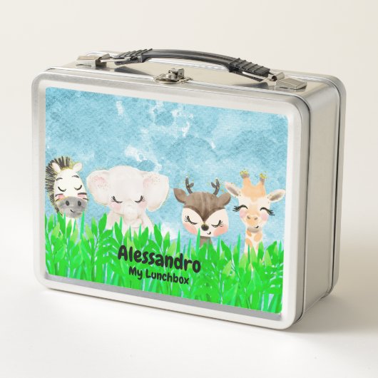 Baby Animals Metal Lunchbox (Vorderseite)